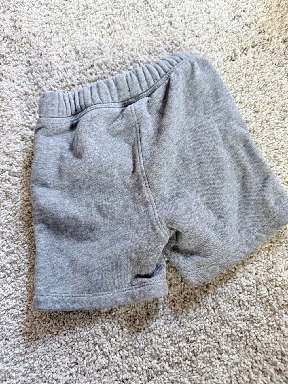 Old Navy Light Gray Kids Drawstring Fleece Shorts